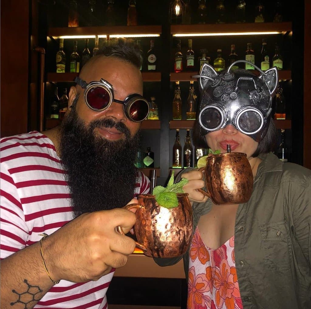 Those who visit can dress up as Jules Verne at Element Bar