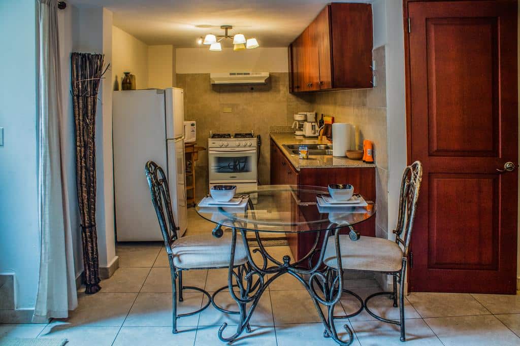 Kitchen of apartment in Casa Sucre Boutique Hotel 