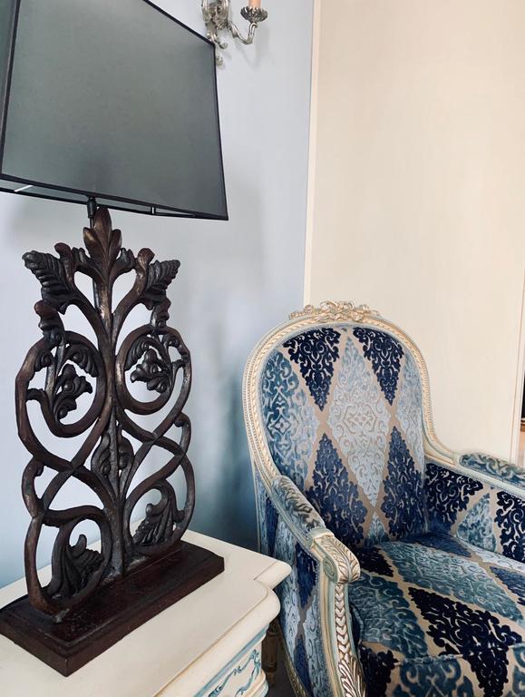 Chair and lamp at Villa Palma Boutique Hotel
