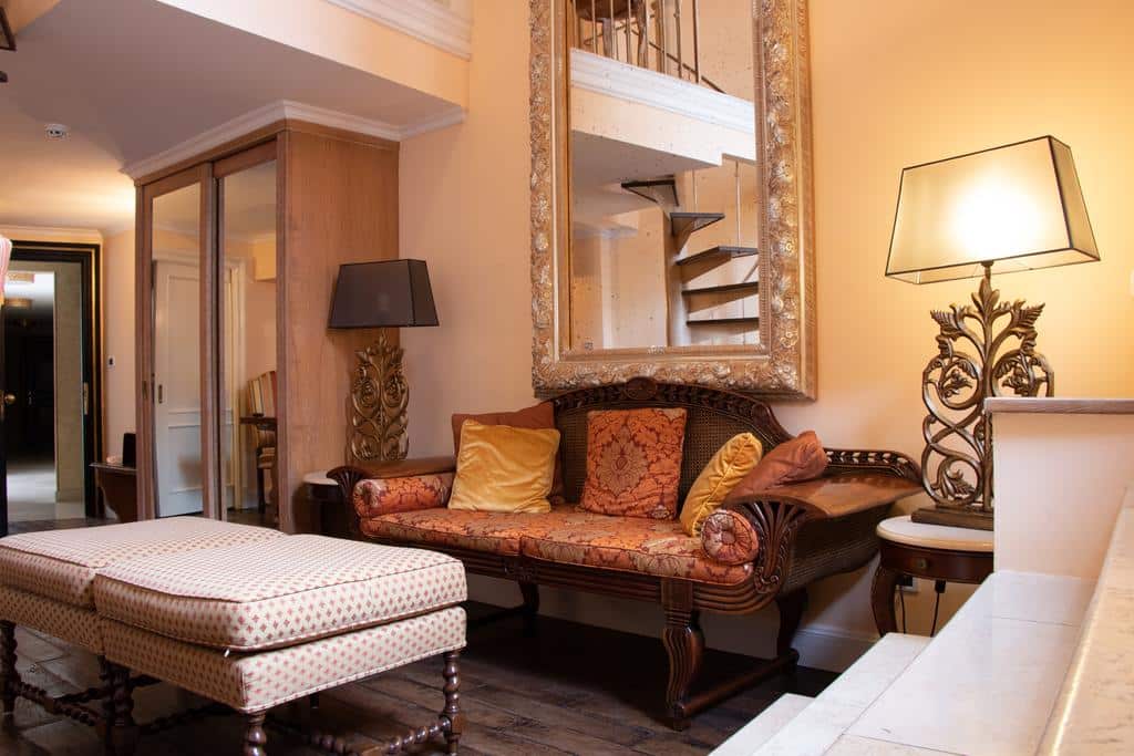 Some rooms have living rooms at Villa Palma Boutique Hotel