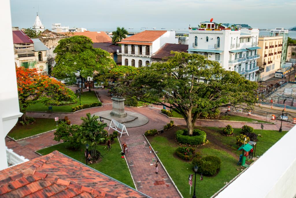 View of Plaza Herrera from American Trade Hotel