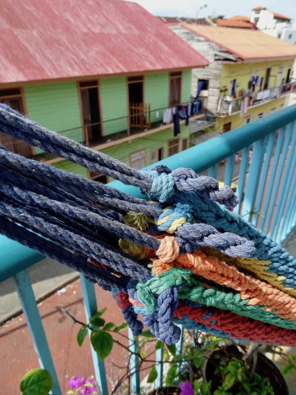 balcony of apartment 2A in Flor de Lirio  in Casco Viejo 