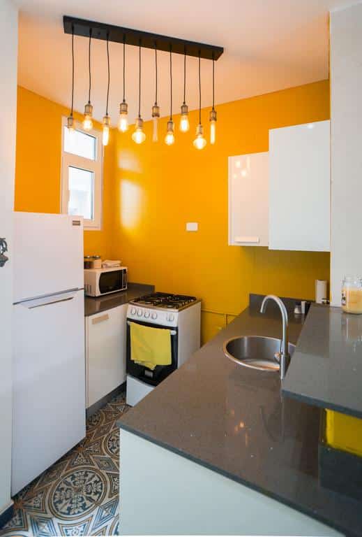 kitchen of  apartment 1A in Flor de Lirio Casco Viejo 