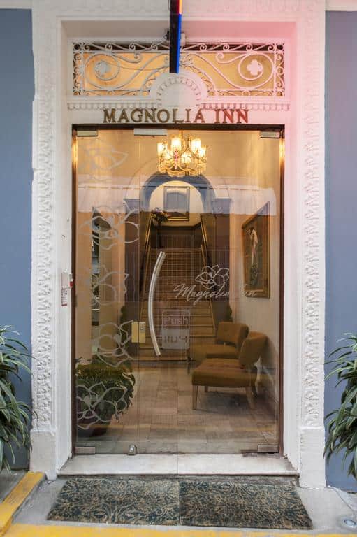 Magnolia Inn used to be an old colonial French mansion in Casco Viejo 