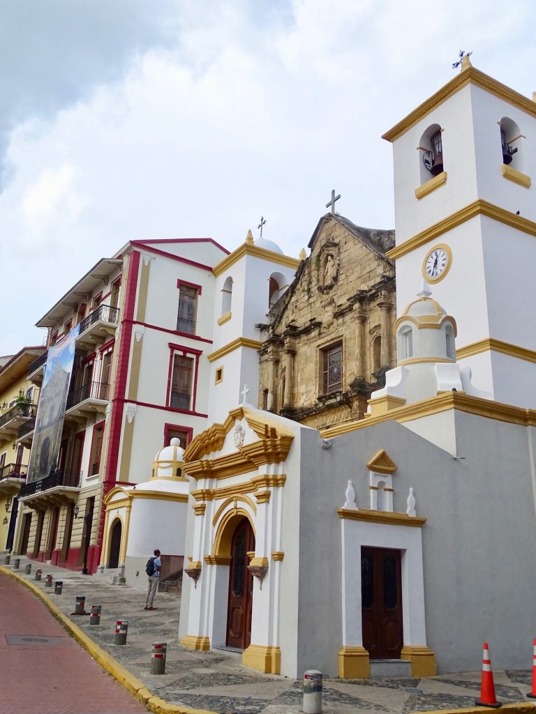 Our Lady of Mercy Church is located on Central Avenue and Calle 9 and 10, Casco Viejo