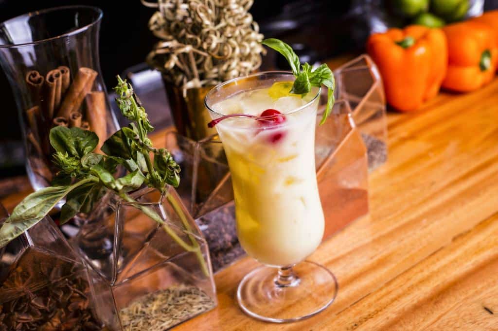 The artisanal drinks of the Caliope Restaurant use fresh local ingredients