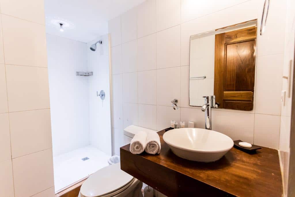 Todas las habitaciones del Hotel Casa Antigua tienen baño privado.