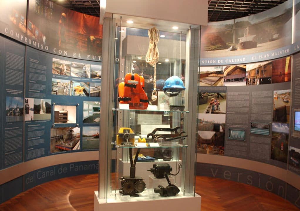 exhibicion del Museo del Canal Interoceánico de Panamá