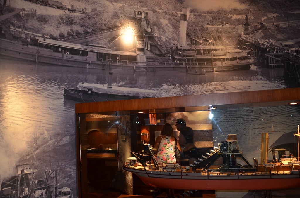 exhibicion del Museo del Canal Interoceánico de Panamá