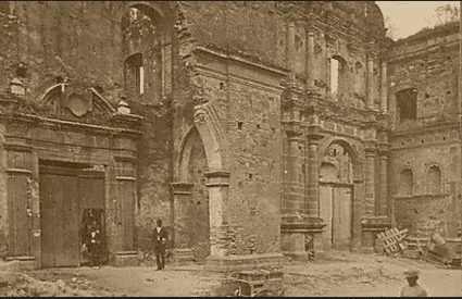 Society of Jesus, a legacy of the Jesuits in ruins Panama Casco Viejo